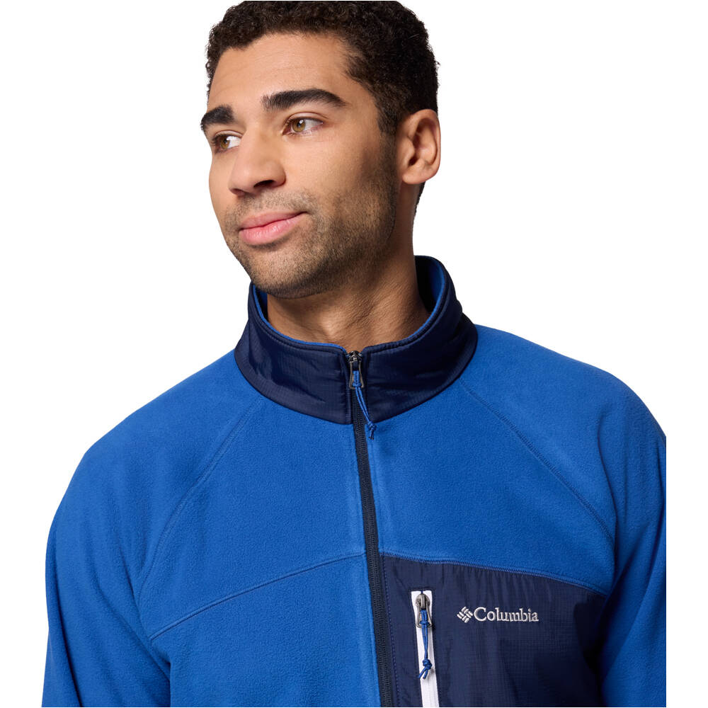 Columbia forro polar hombre Fast Trek Overlay Full Zip vista detalle