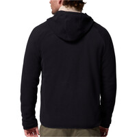 Columbia forro polar hombre Fast Trek Overlay Hooded Full Zip vista trasera