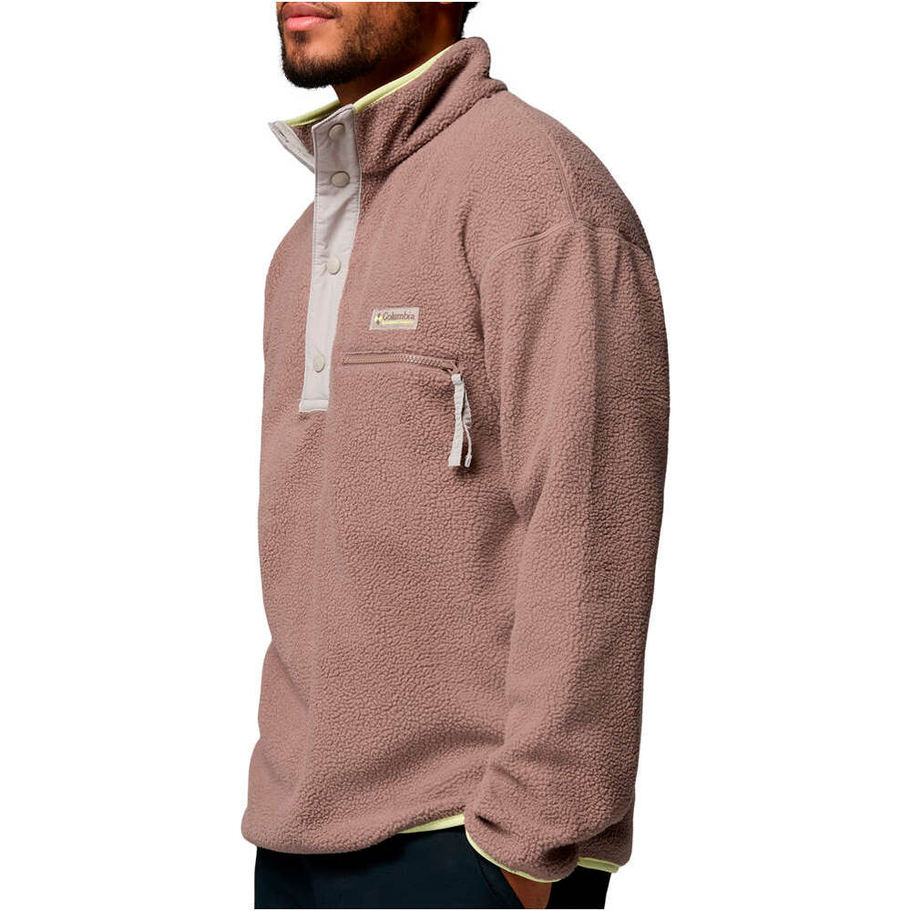Columbia forro polar hombre Helvetia II Half Snap Fleece vista detalle