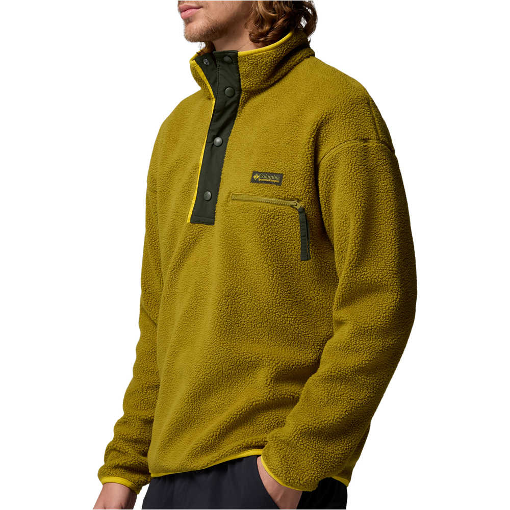 Columbia forro polar hombre Helvetia II Half Snap Fleece vista detalle
