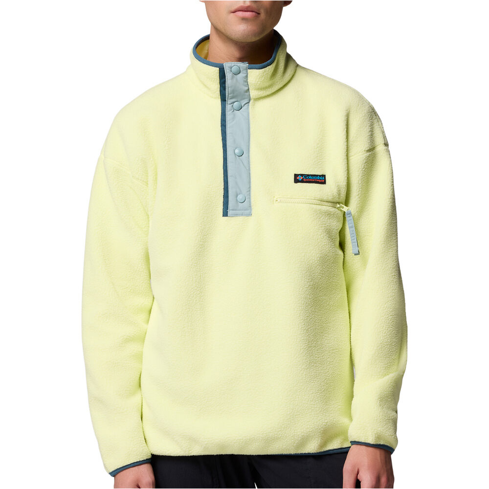Columbia forro polar hombre Helvetia II Half Snap Fleece vista frontal