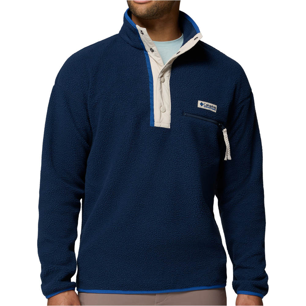 Columbia forro polar hombre Helvetia II Half Snap Fleece vista frontal