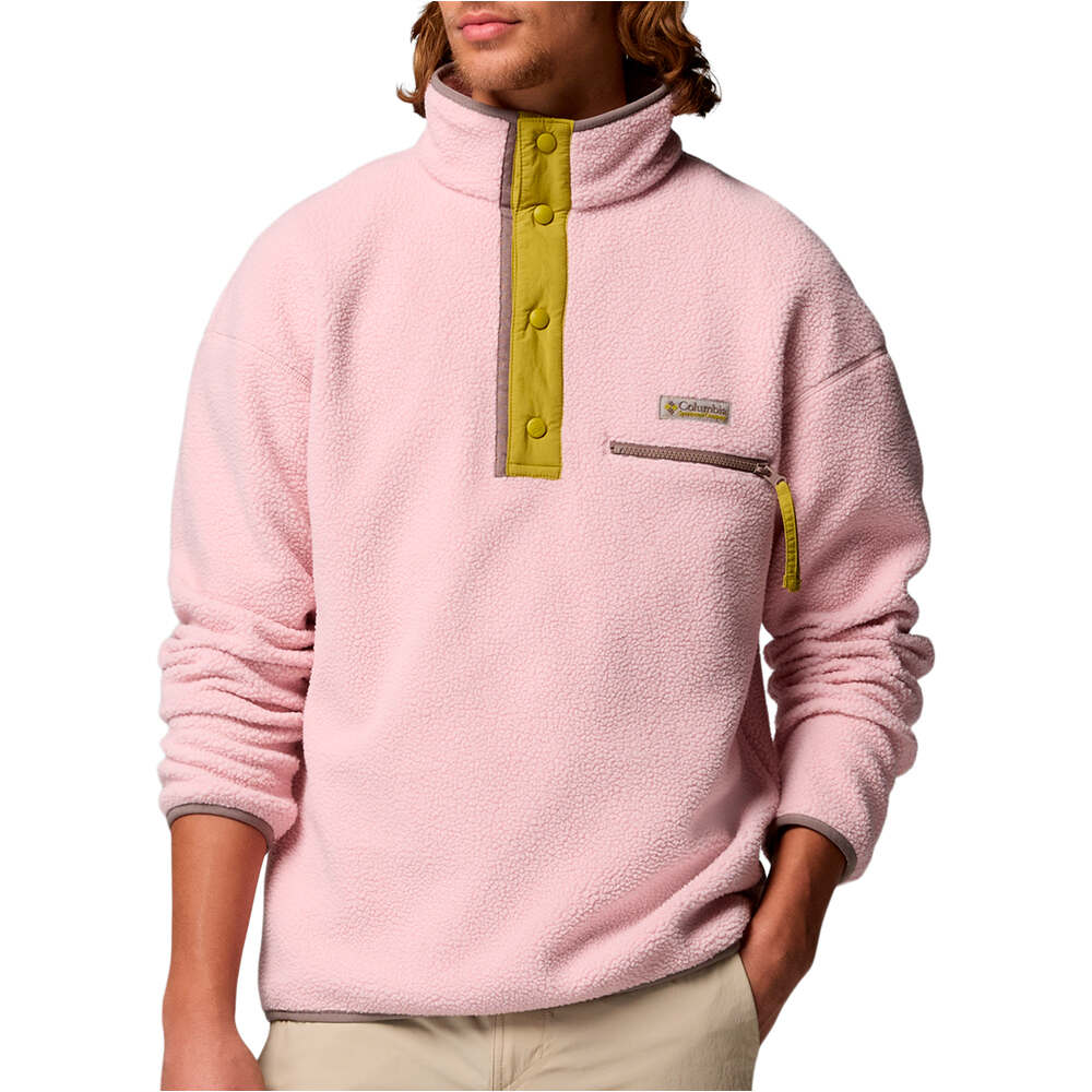 Columbia forro polar hombre Helvetia II Half Snap Fleece vista frontal