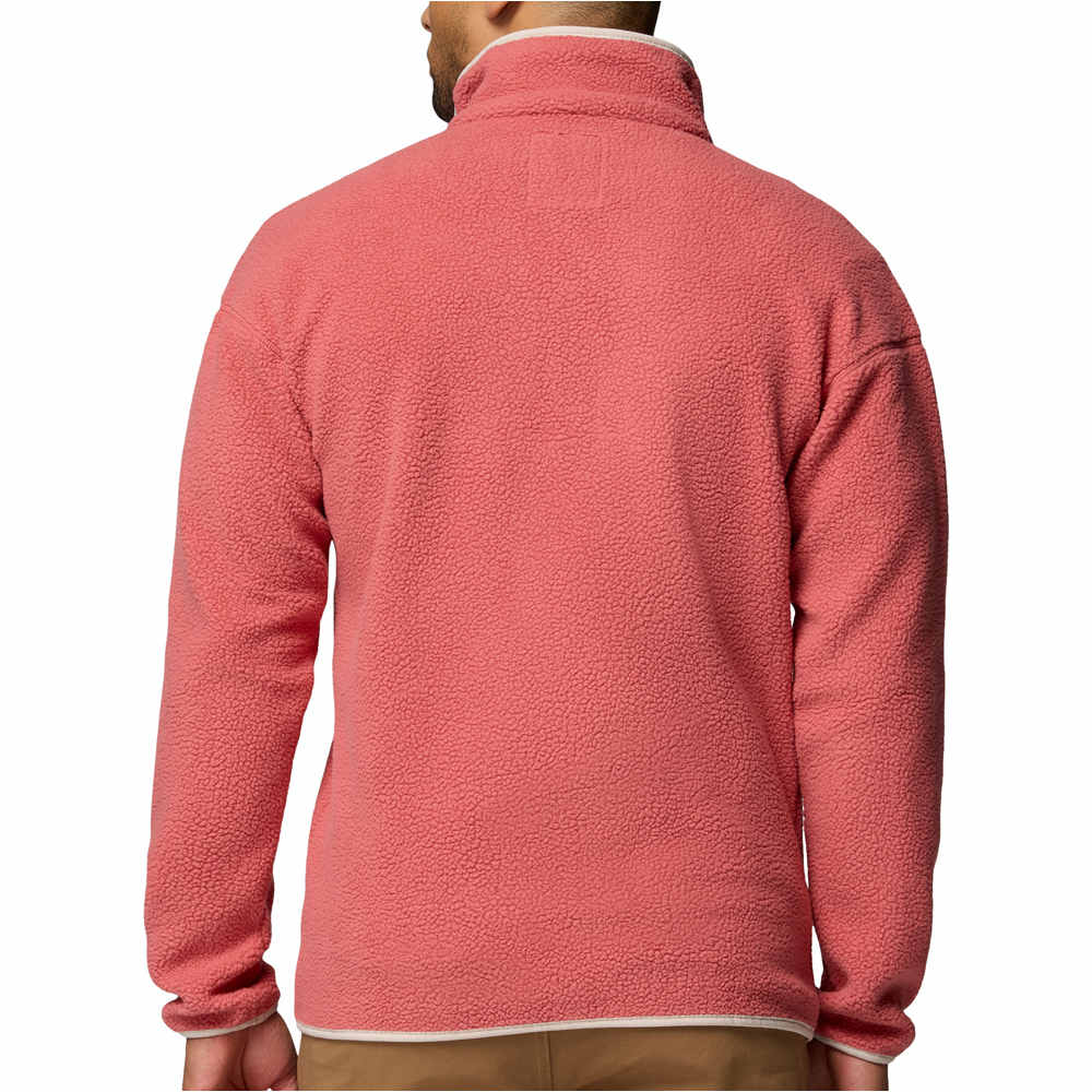 Columbia forro polar hombre Helvetia II Half Snap Fleece vista trasera
