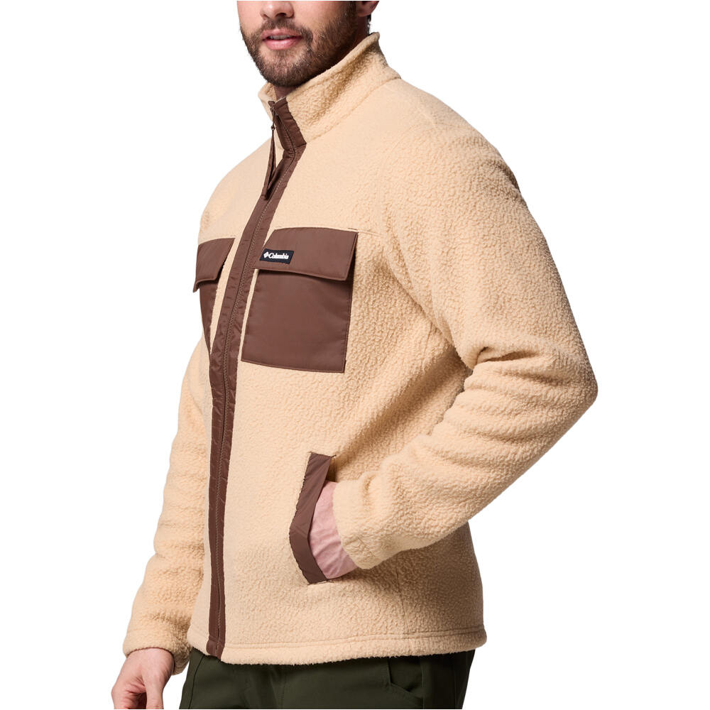 Columbia forro polar hombre Juniper Peak Full Zip Fleece vista detalle