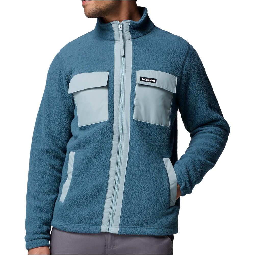Columbia forro polar hombre Juniper Peak Full Zip Fleece vista frontal