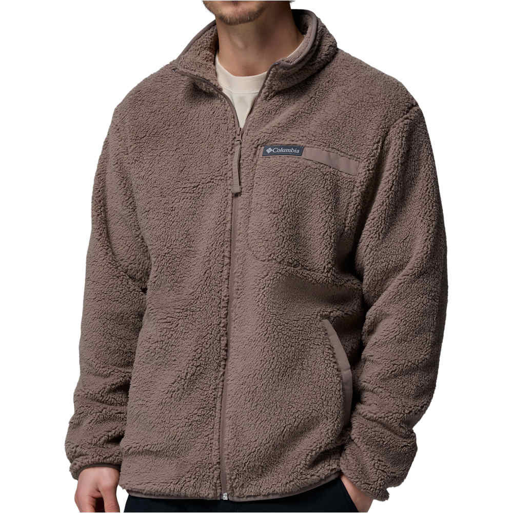 Columbia forro polar hombre Rugged Ridge High Pile Full Zip vista frontal