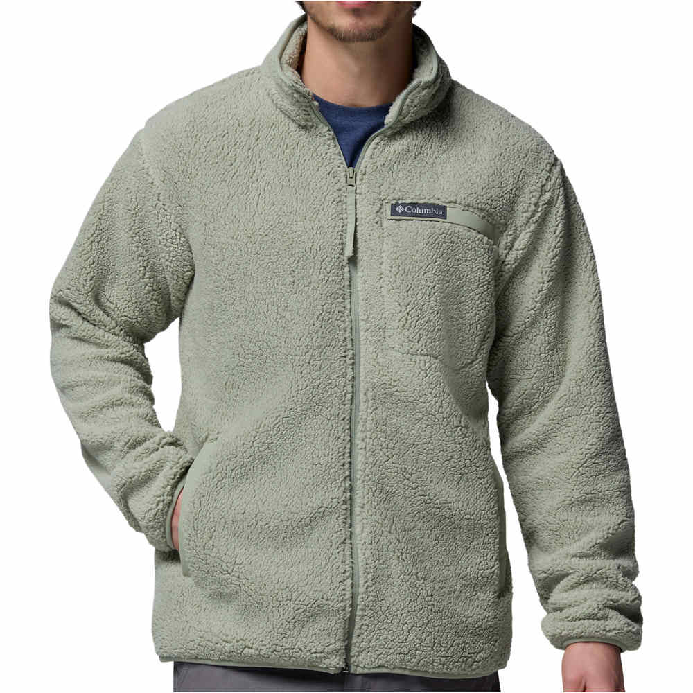 Columbia forro polar hombre Rugged Ridge High Pile Full Zip vista frontal