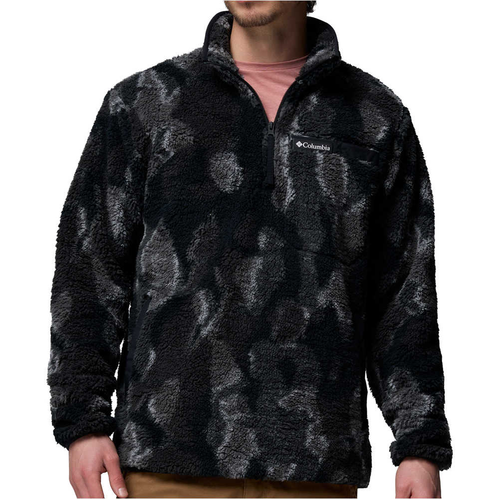 Columbia forro polar hombre Rugged Ridge High Pile Half Zip vista frontal