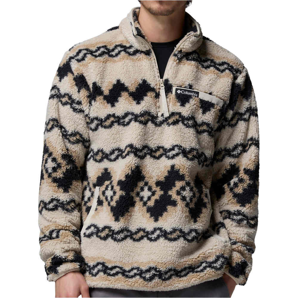 Columbia forro polar hombre Rugged Ridge High Pile Half Zip vista frontal
