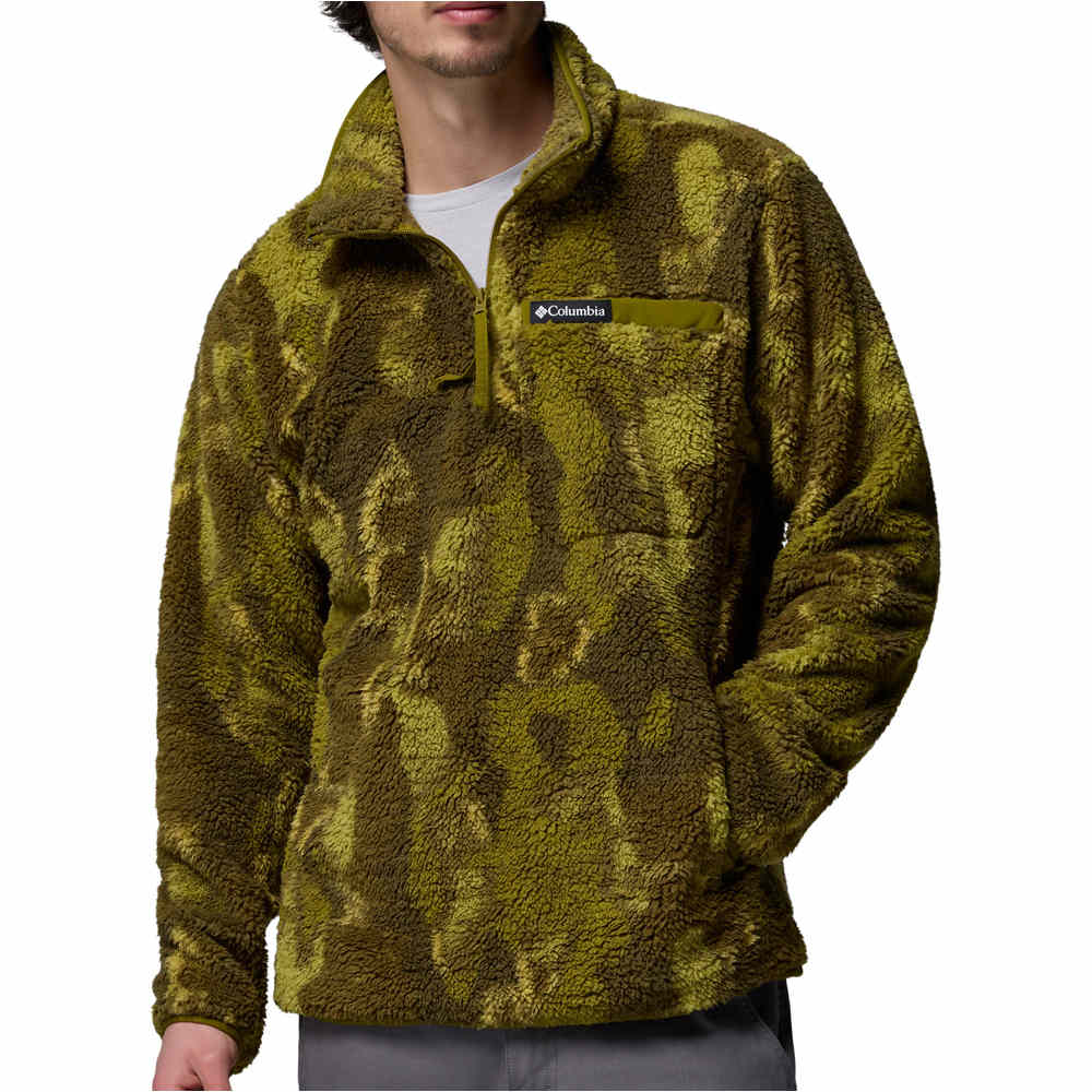 Columbia forro polar hombre Rugged Ridge High Pile Half Zip vista frontal