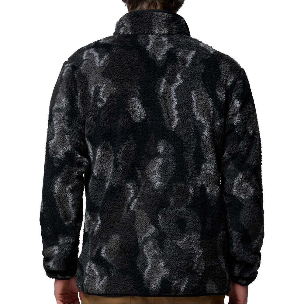 Columbia forro polar hombre Rugged Ridge High Pile Half Zip vista trasera