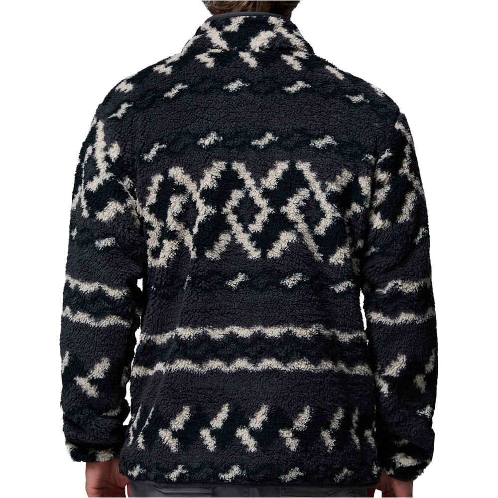 Columbia forro polar hombre Rugged Ridge High Pile Half Zip vista trasera