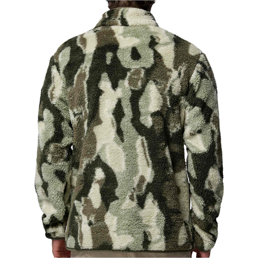 Columbia forro polar hombre Rugged Ridge High Pile Half Zip vista trasera