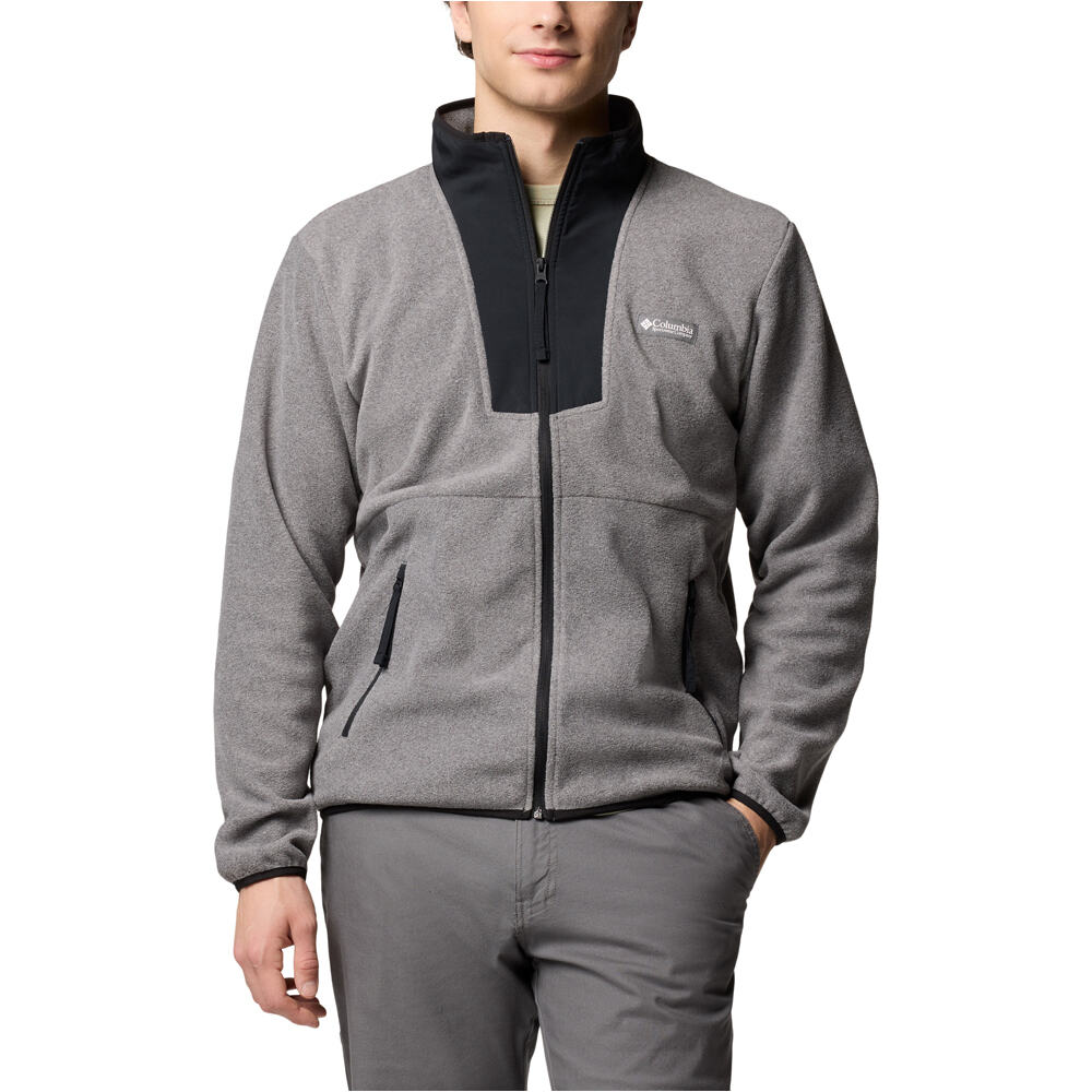 Columbia forro polar hombre Sequoia Grove Full Zip Fleece vista frontal