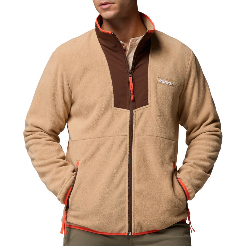 Columbia forro polar hombre Sequoia Grove Full Zip Fleece vista frontal