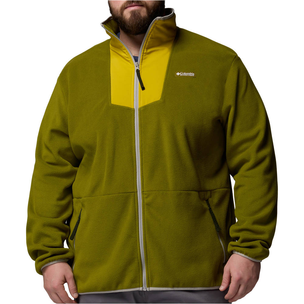 Columbia forro polar hombre Sequoia Grove Full Zip Fleece vista frontal