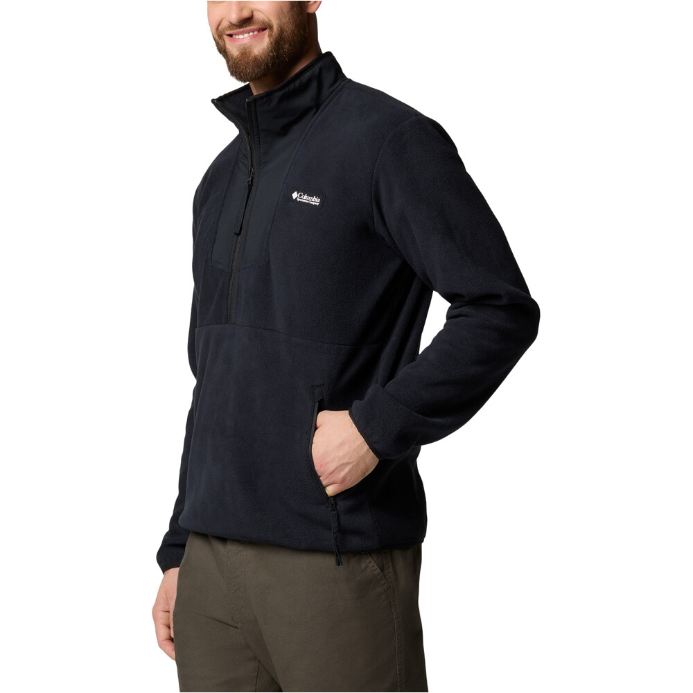 Columbia forro polar hombre Sequoia Grove Half Zip Fleece vista detalle
