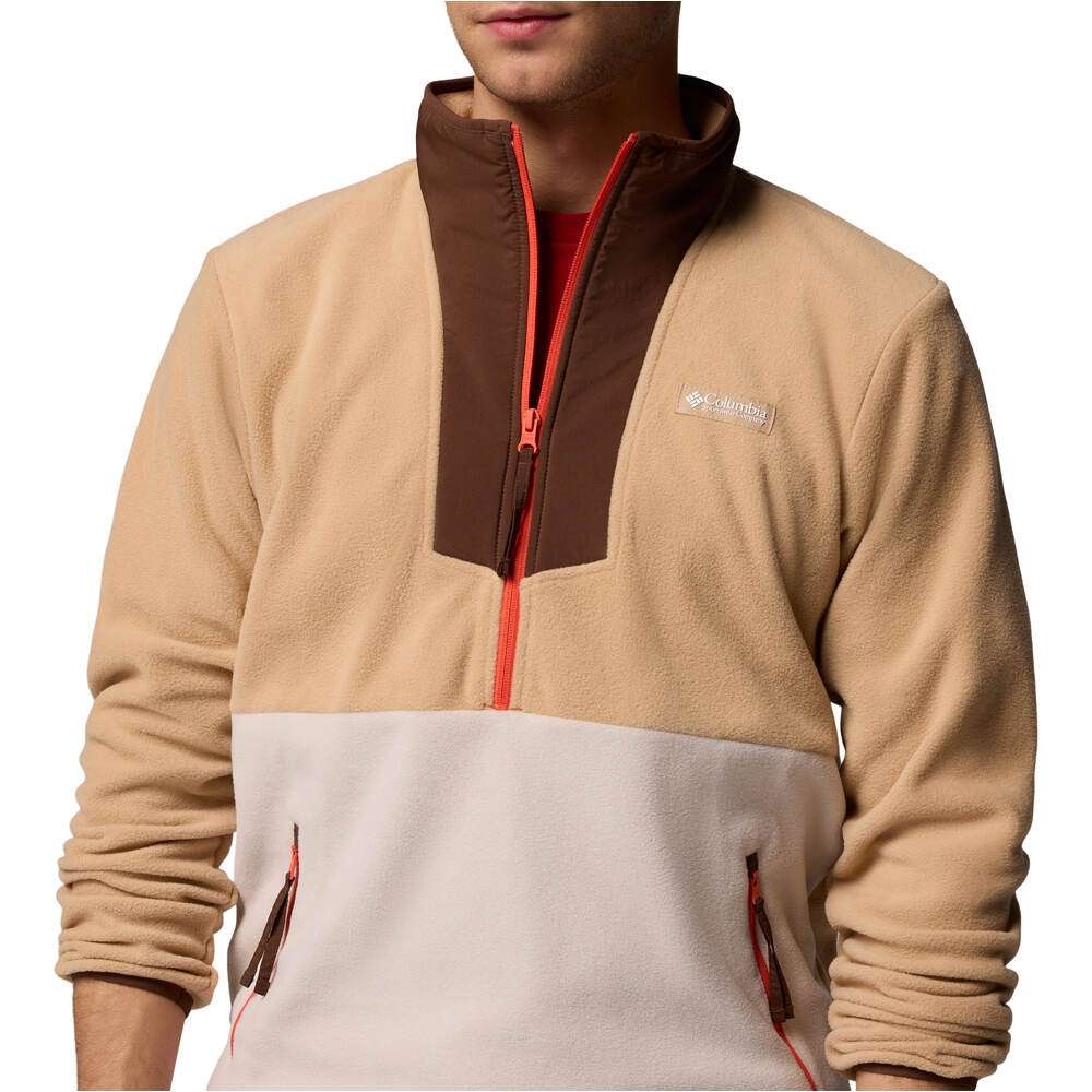 Columbia forro polar hombre Sequoia Grove Half Zip Fleece vista detalle