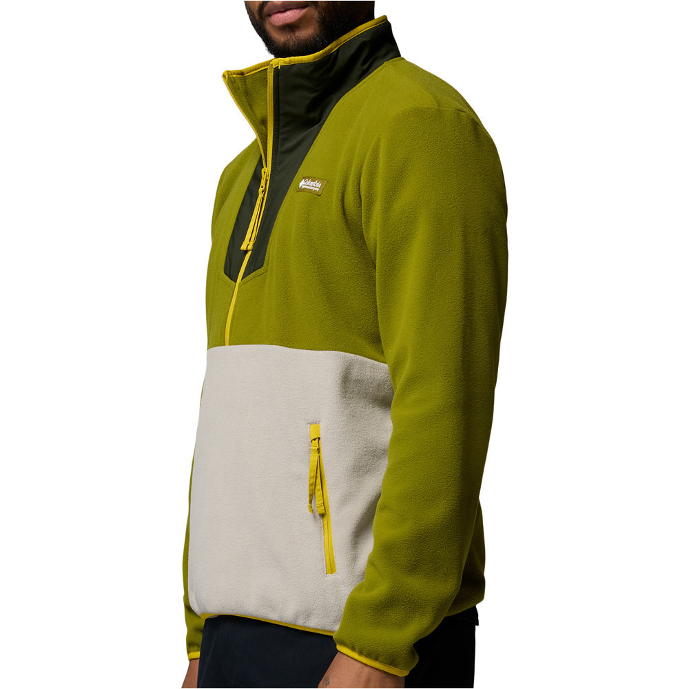 Columbia forro polar hombre Sequoia Grove Half Zip Fleece vista detalle