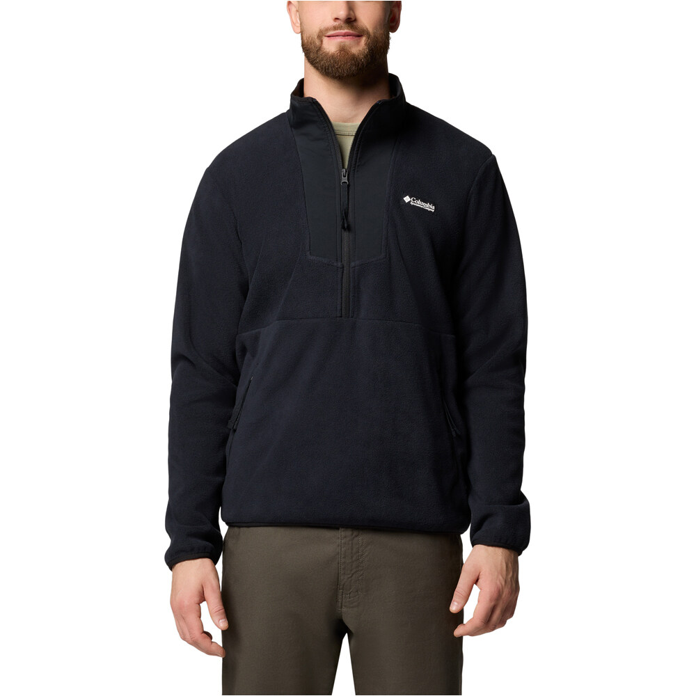 Columbia forro polar hombre Sequoia Grove Half Zip Fleece vista frontal