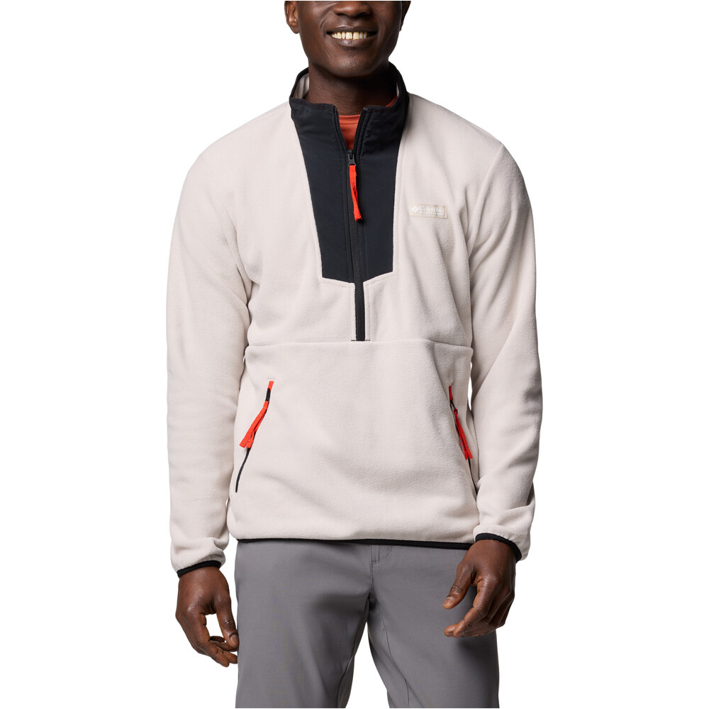 Columbia forro polar hombre Sequoia Grove Half Zip Fleece vista frontal