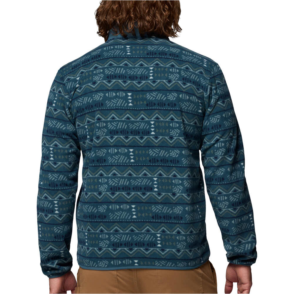 Columbia forro polar hombre Sequoia Grove Printed Full Zip vista trasera
