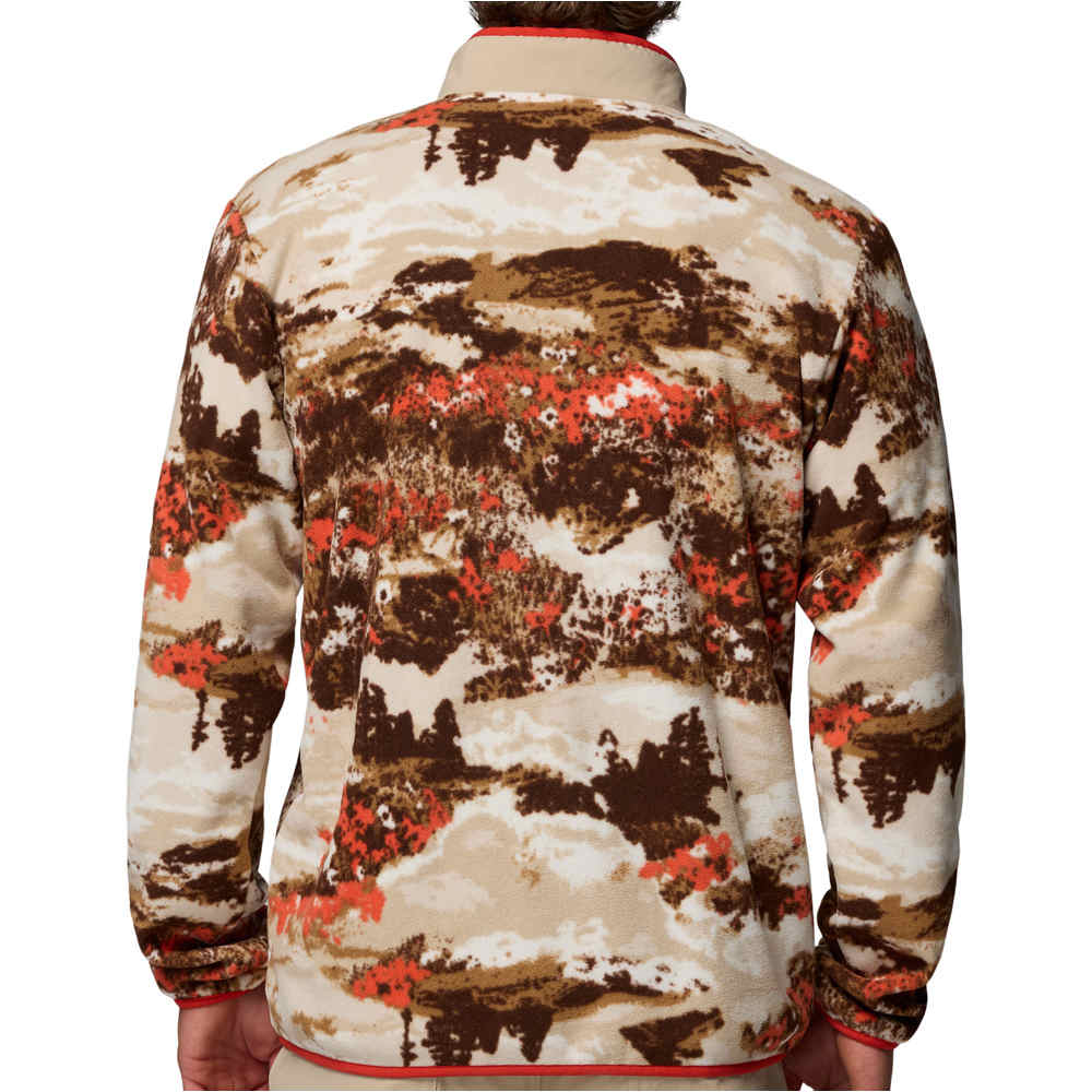 Columbia forro polar hombre Sequoia Grove Printed Full Zip vista trasera