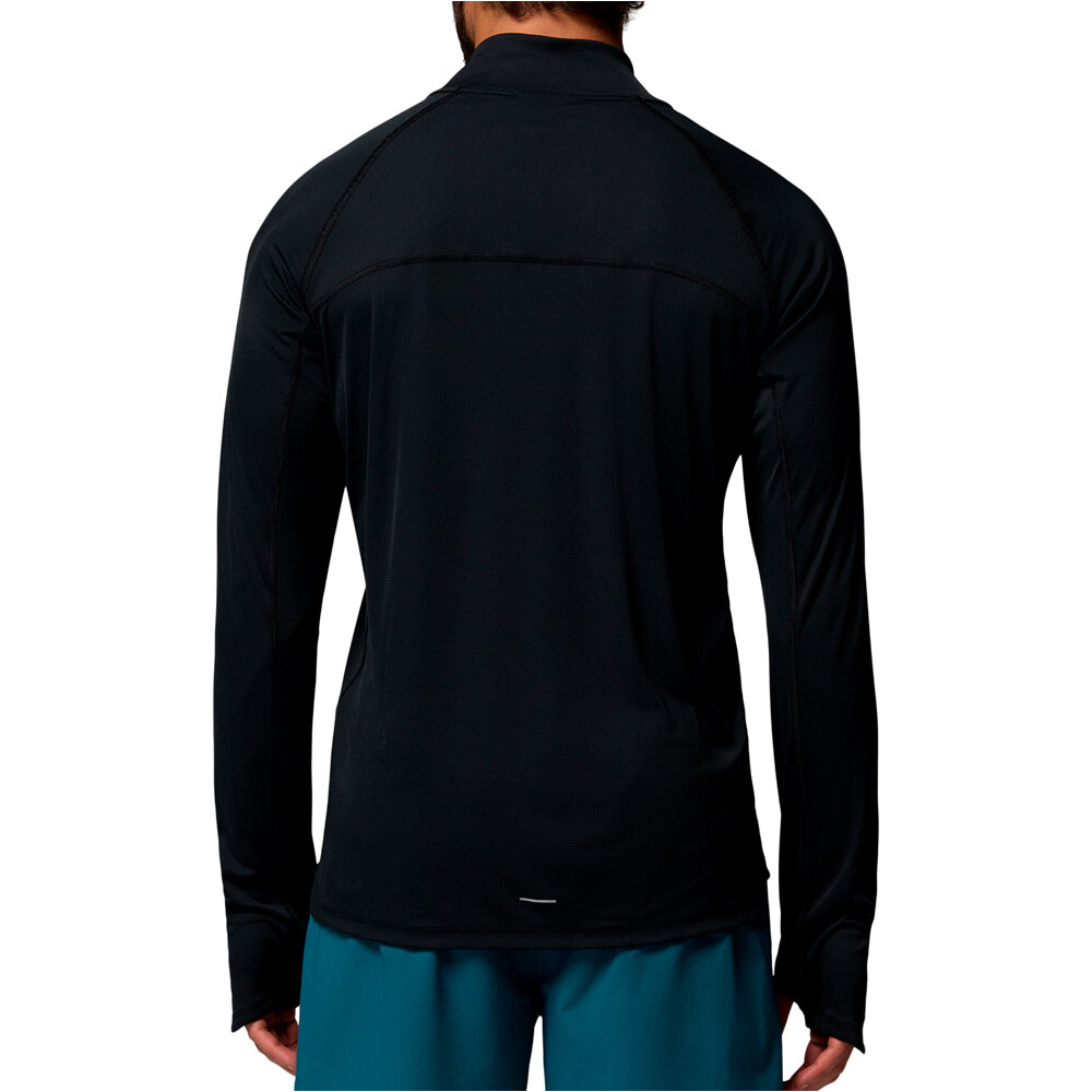 Columbia forro polar hombre Stealth Spring  LS Half Zip Tee vista trasera