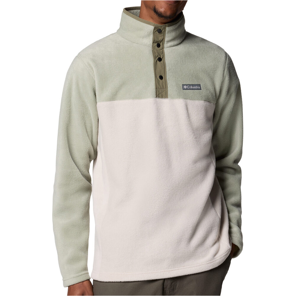 Columbia forro polar hombre Steens Mountain Half Snap II vista frontal