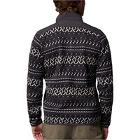 Columbia forro polar hombre Sweater Weather Printed Half Zip II vista trasera