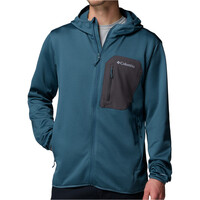 Columbia forro polar hombre Tall Heights Hdd Grid Fleece Full Zip vista frontal