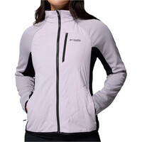 Columbia forro polar mujer Arctic Crest Hybrid Full Zip vista frontal