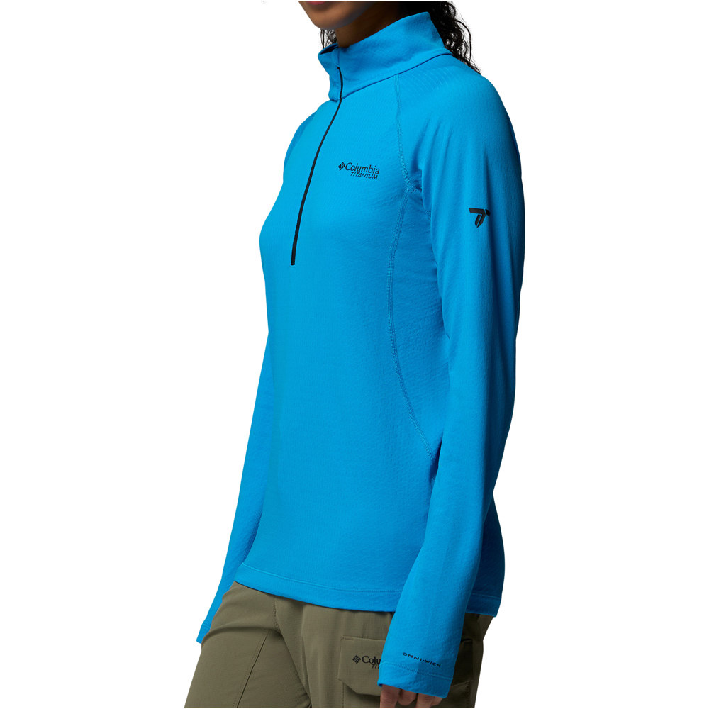 Columbia forro polar mujer DriVenture Half Zip vista detalle