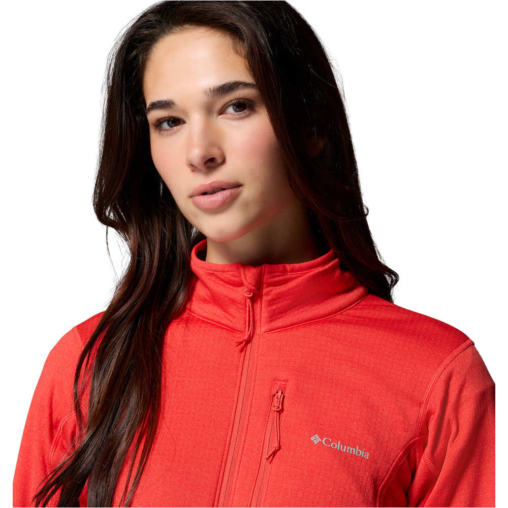 Columbia forro polar mujer Essential Hike Grid Fleece Full Zip 05
