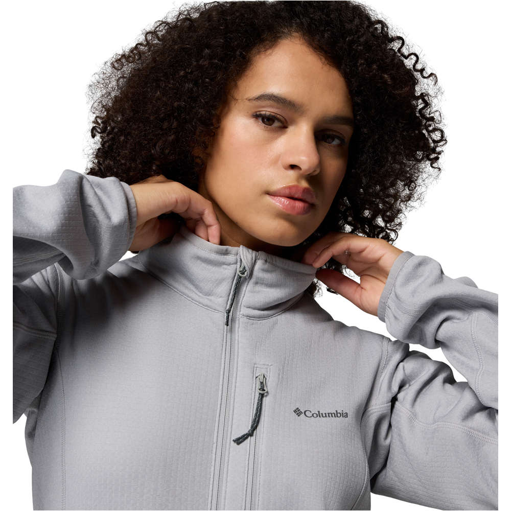 Columbia forro polar mujer Essential Hike Grid Fleece Full Zip 06