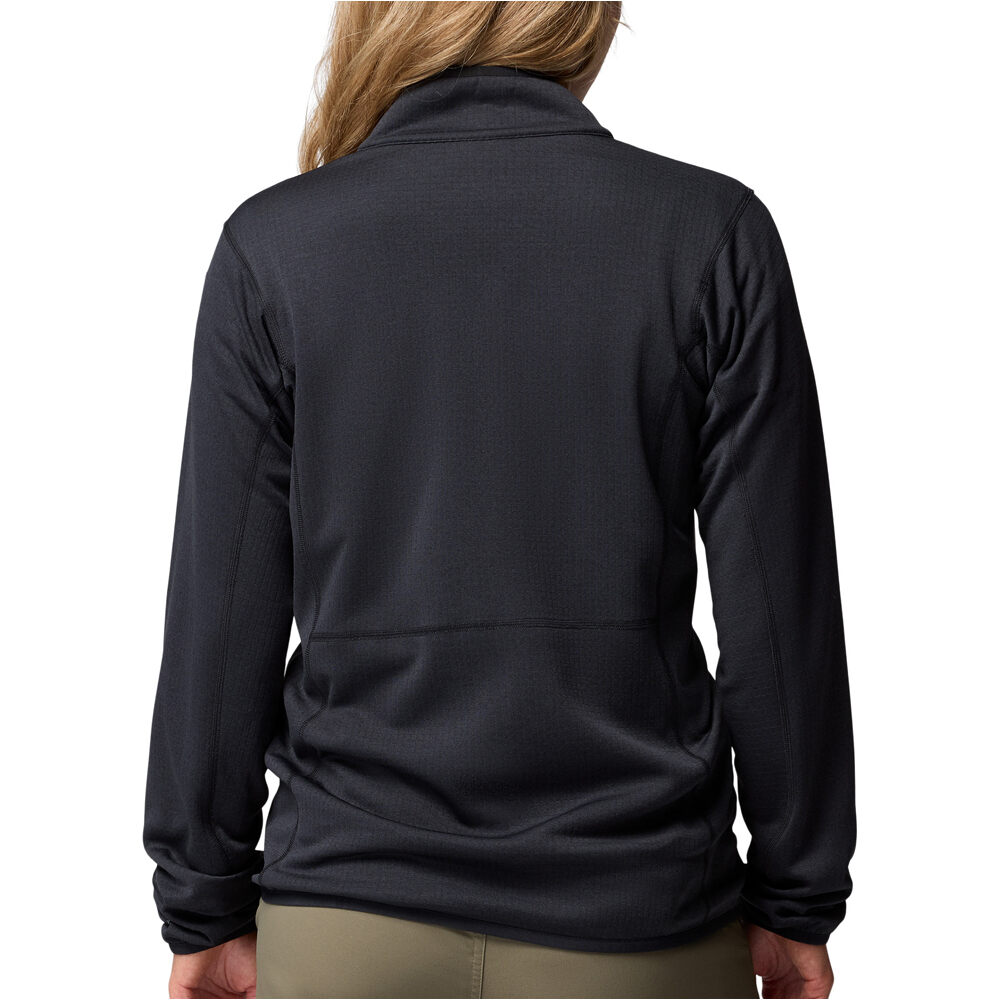 Columbia forro polar mujer Essential Hike Grid Fleece Full Zip vista trasera