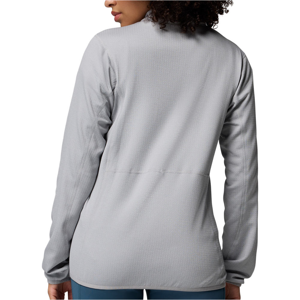 Columbia forro polar mujer Essential Hike Grid Fleece Full Zip vista trasera