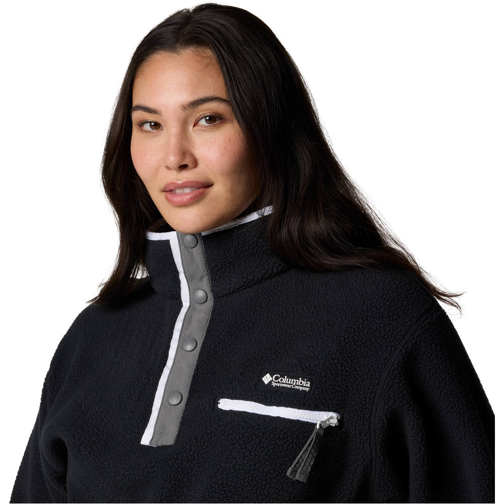 Columbia forro polar mujer Helvetia II Cropped Half Snap Fleece 03