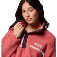 Columbia forro polar mujer Helvetia II Cropped Half Snap Fleece 03