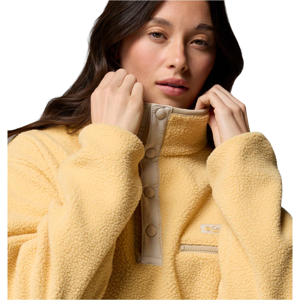 Columbia forro polar mujer Helvetia II Cropped Half Snap Fleece 03