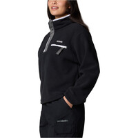 Columbia forro polar mujer Helvetia II Cropped Half Snap Fleece vista detalle