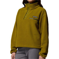 Columbia forro polar mujer Helvetia II Cropped Half Snap Fleece vista detalle