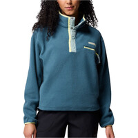 Columbia forro polar mujer Helvetia  II Cropped Half Snap Fleece vista frontal