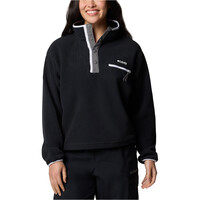 Columbia forro polar mujer Helvetia II Cropped Half Snap Fleece vista frontal