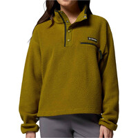 Columbia forro polar mujer Helvetia II Cropped Half Snap Fleece vista frontal