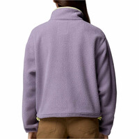 Columbia forro polar mujer Helvetia II Cropped Half Snap Fleece vista trasera