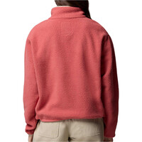 Columbia forro polar mujer Helvetia II Cropped Half Snap Fleece vista trasera