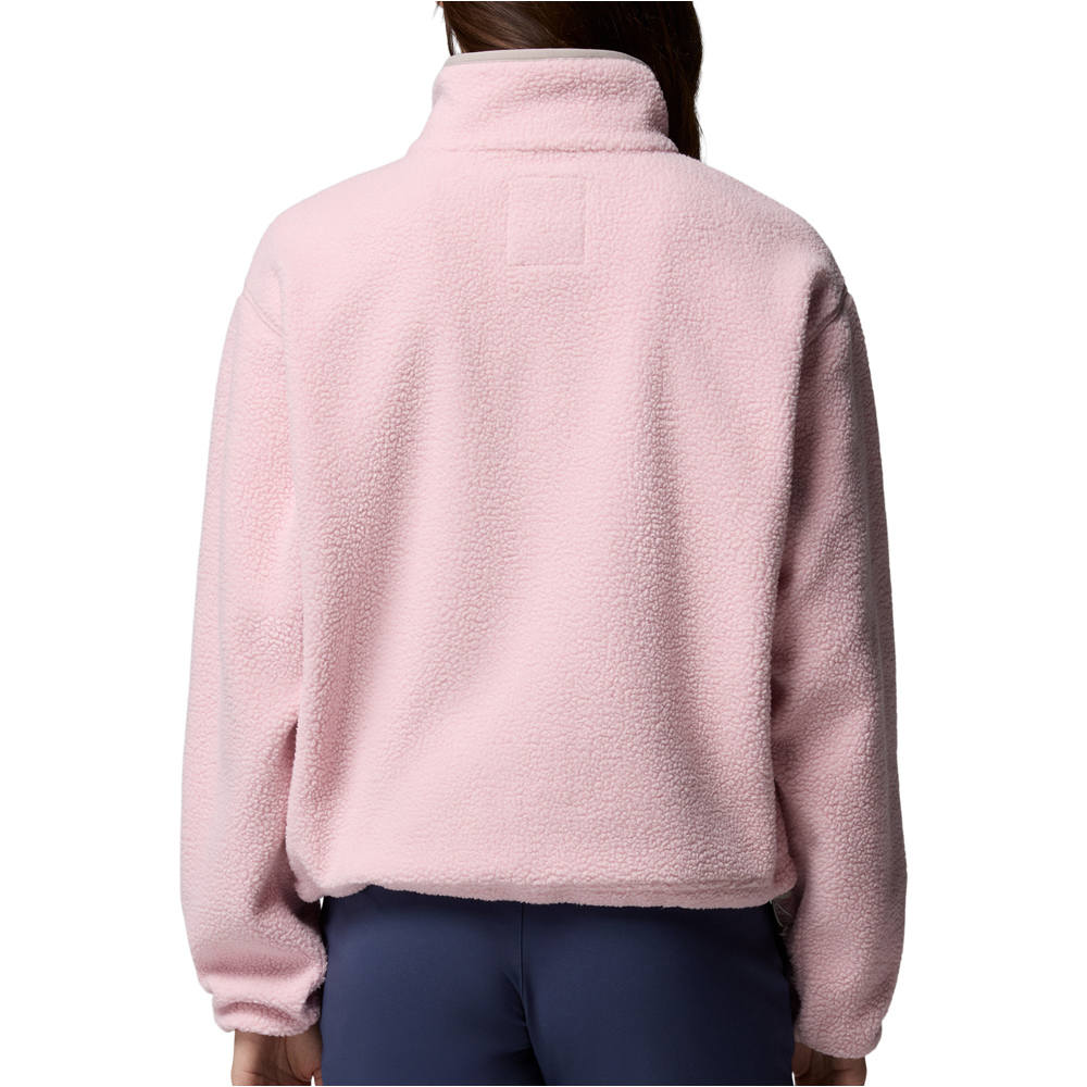 Columbia forro polar mujer Helvetia II Cropped Half Snap Fleece vista trasera