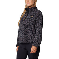 Columbia forro polar mujer Helvetia II Printed Cropped Half Snap vista detalle
